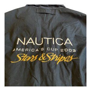 VTG Nautica America's Cup 2003 Stars & Stripes Sailing Windbreaker Jacket Mens M